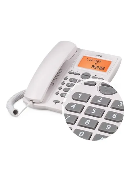 SPC 3612B Office ID2 Teléfono Blanco