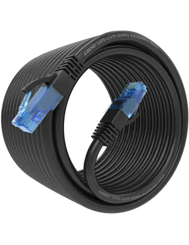 Aisens A135-0849 Cable de Red RJ-45 Cat.6 UTP 7.5 M Negro