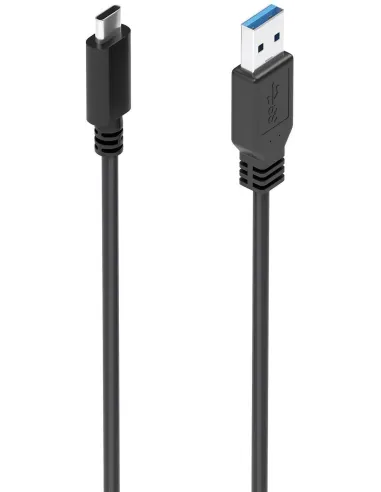 Aisens A107-0860 Cable USB USB-A a USB-C Macho/Macho 2 M Negro