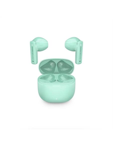 Energy Sistem StreetMusic Auriculares Inalámbricos con Estuche de Carga Menta