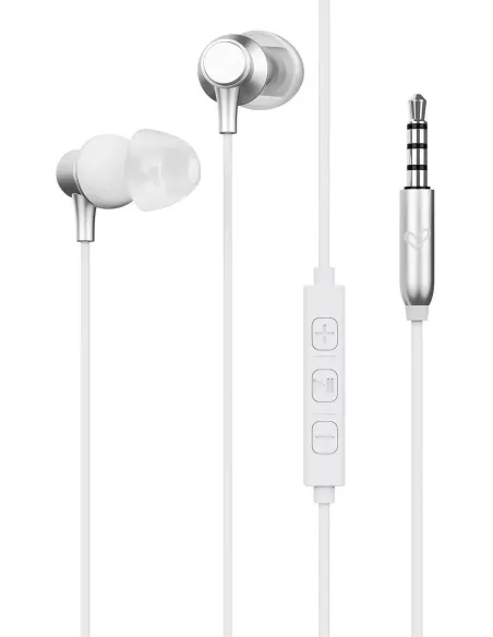 Energy Sistem Metallized Auriculares Mini Jack Plata