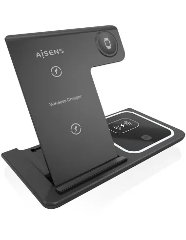 Aisens ASCH-15W3WC043-BK Cargador Inalámbrico USB-C Negro