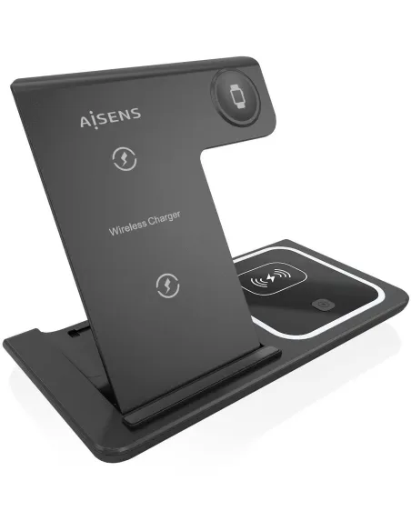 Aisens ASCH-15W3WC043-BK Cargador Inalámbrico USB-C Negro