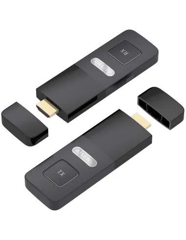 Aisens ASWL-H2K30M001-BK Adaptador de Video HDMI Inalámbrico FullHD Negro