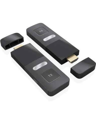 Aisens ASWL-H2K30M001-BK Adaptador de Video HDMI Inalámbrico FullHD Negro