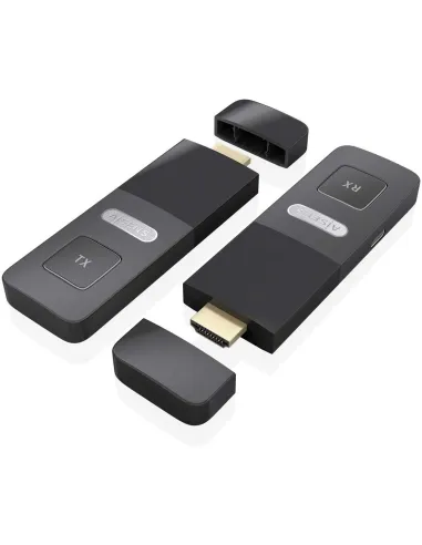 Aisens ASWL-H2K30M001-BK Adaptador de Video HDMI Inalámbrico FullHD Negro