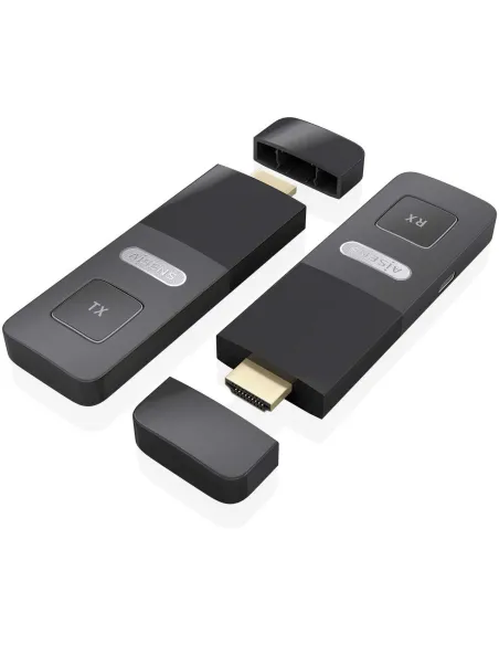 Aisens ASWL-H2K30M001-BK Adaptador de Video HDMI Inalámbrico FullHD Negro