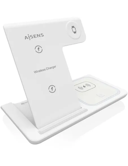 Aisens ASCH-15W3WC044-W Cargador Inalámbrico 15 W Blanco