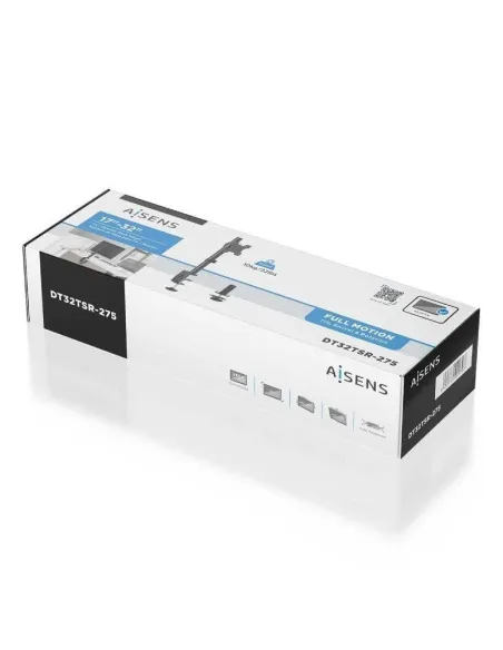 Aisens DT32TSR-275 Soporte de Mesa para Monitor 17"-32" Máx.10Kg Negro