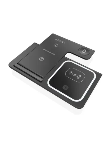 Aisens ASCH-15W3WC043-BK Cargador Inalámbrico USB-C Negro