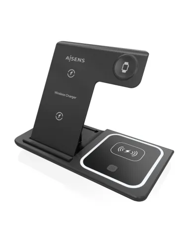 Aisens ASCH-15W3WC043-BK Cargador Inalámbrico USB-C Negro