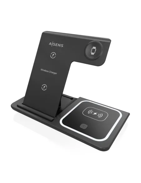 Aisens ASCH-15W3WC043-BK Cargador Inalámbrico USB-C Negro