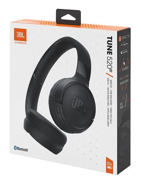 JBL Tune 520BT Auriculares Inalámbricos Negros
