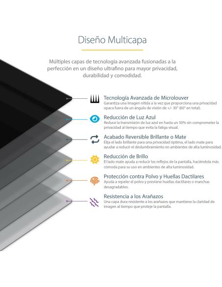 Startech PRIVACY-SCREEN-238M Filtro de Privacidad para Pantallas de 23.8"