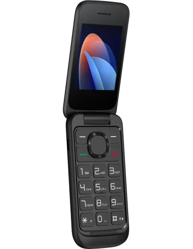 TCL One Touch 5023 Teléfono Móvil para Mayores Negro
