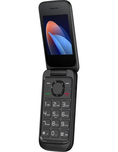 TCL One Touch 5023 Teléfono Móvil para Mayores Negro