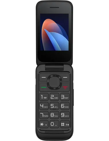 TCL One Touch 5023 Teléfono Móvil para Mayores Negro