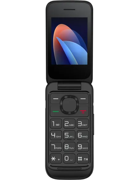 TCL One Touch 5023 Teléfono Móvil para Mayores Negro