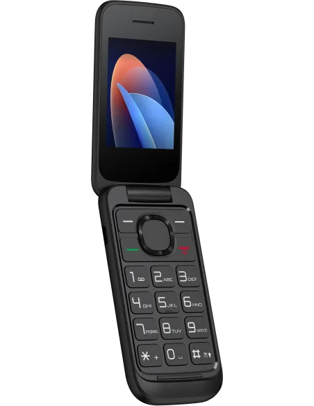 TCL One Touch 5023 Teléfono Móvil para Mayores Negro