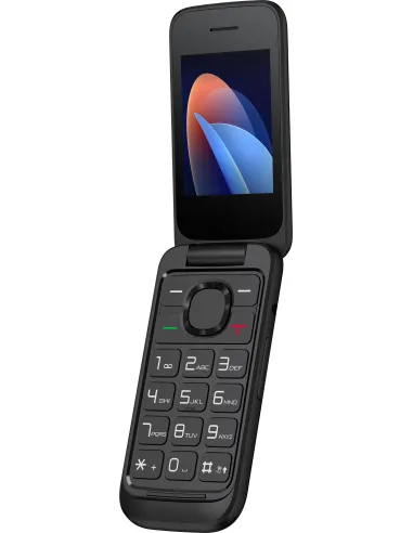 TCL One Touch 5023 Teléfono Móvil para Mayores Negro