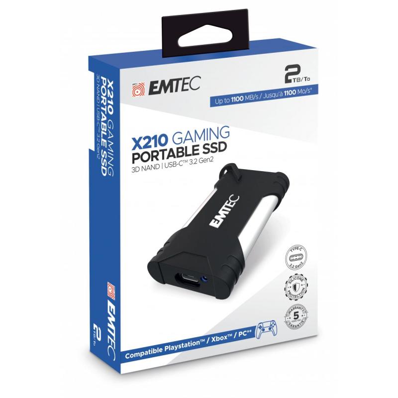 Emtec X210G 2TB SSD USB-C Gen 2