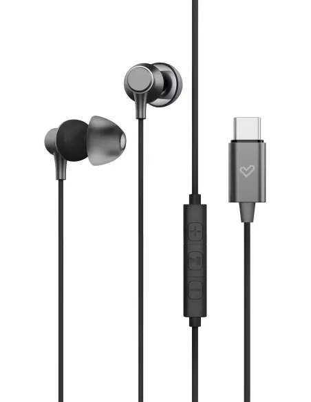 Energy Sistem 456741 Auriculares con Micrófono USB-C Negros
