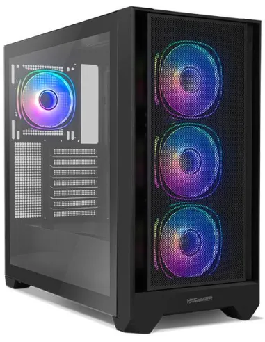 Nox Hummer Plasma RGB Semitorre USB 3.2 Negra