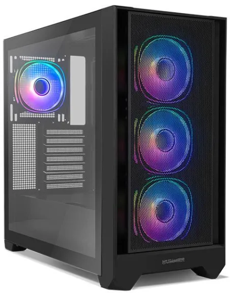 Nox Hummer Plasma RGB Semitorre USB 3.2 Negra