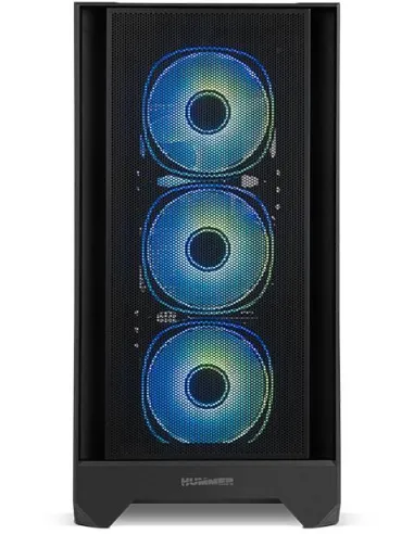 Nox Hummer Plasma RGB Semitorre USB 3.2 Negra