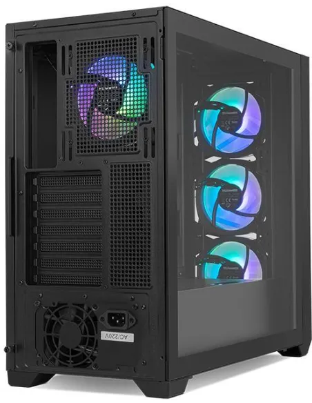 Nox Hummer Plasma RGB Semitorre USB 3.2 Negra