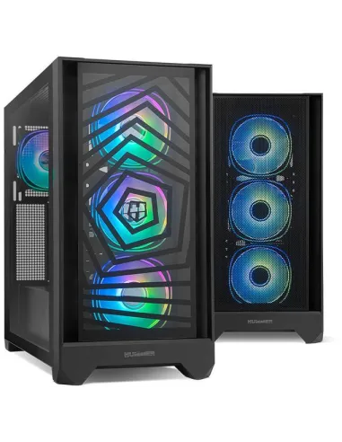 Nox Hummer Plasma RGB Semitorre USB 3.2 Negra