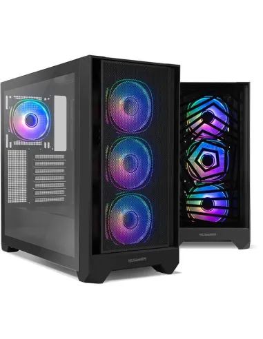 Nox Hummer Plasma RGB Semitorre USB 3.2 Negra