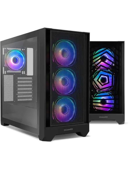 Nox Hummer Plasma RGB Semitorre USB 3.2 Negra