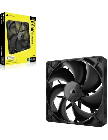 Corsair RX140 ICUE Link Ventilador Suplementario 140mm Negro