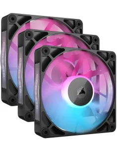 Corsair RX120 RGB PWM 3 Ventiladores 120 mm Negro