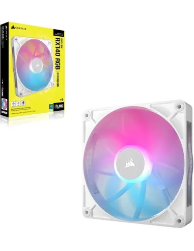 Corsair RX140 ICUE Link RGB Ventilador Suplementario 140mm Blanco
