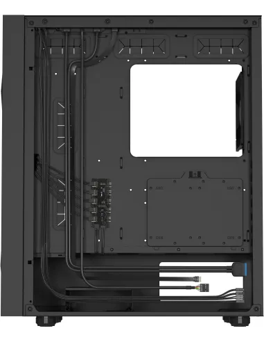 Genesis Diaxid 605F Midi Tower USB-C Negra