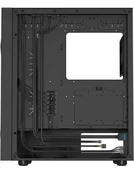 Genesis Diaxid 605F Midi Tower USB-C Negra