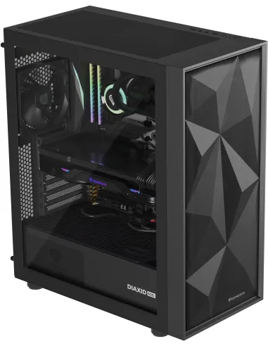 Genesis Diaxid 605F Midi Tower USB-C Negra