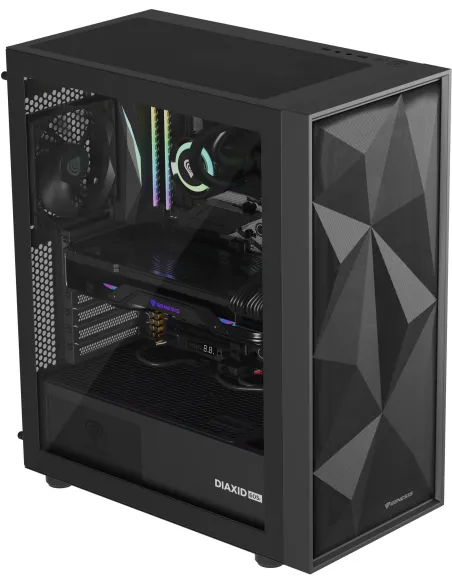 Genesis Diaxid 605F Midi Tower USB-C Negra