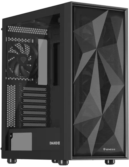 Genesis Diaxid 605F Midi Tower USB-C Negra