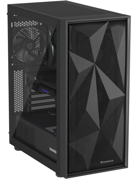 Genesis Diaxid 605F Midi Tower USB-C Negra