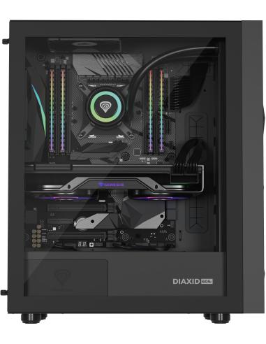 Genesis Diaxid 605F Midi Tower USB-C Negra