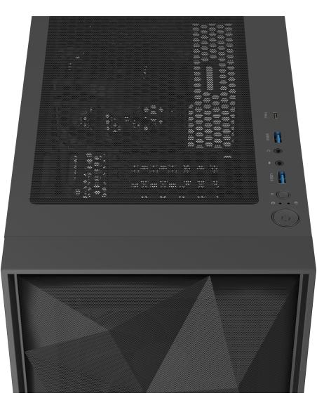 Genesis Diaxid 605F Midi Tower USB-C Negra