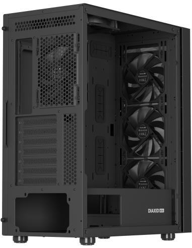 Genesis Diaxid 605F Midi Tower USB-C Negra