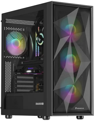Genesis Diaxid 605 ARGB Midi Tower USB-C Negra