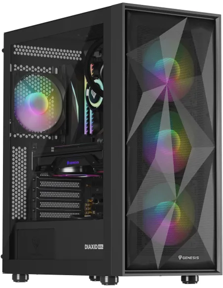 Genesis Diaxid 605 ARGB Midi Tower USB-C Negra