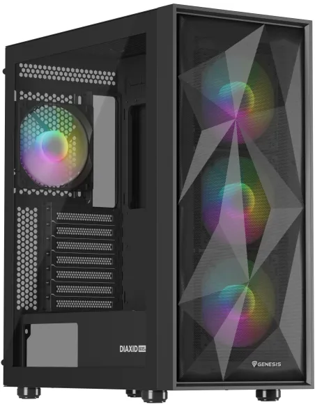 Genesis Diaxid 605 ARGB Midi Tower USB-C Negra