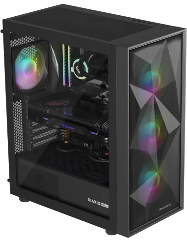 Genesis Diaxid 605 ARGB Midi Tower USB-C Negra