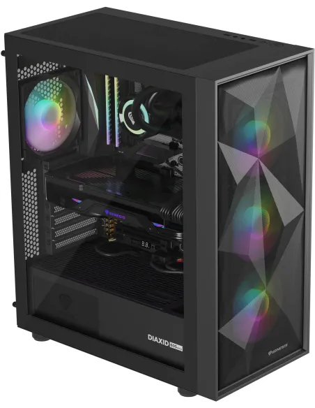 Genesis Diaxid 605 ARGB Midi Tower USB-C Negra